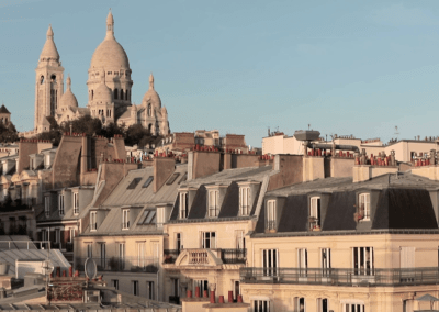 Le Sacré-Cœur, au sommet de la butte de Montmartre